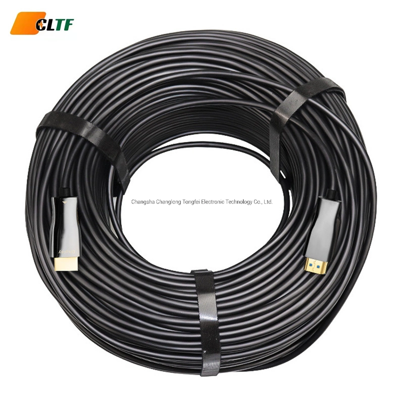 Factory Hot Sale Fiber Optic HDMI Cable 4K/8K 60Hz High Speed Hdr HDMI Male to Male for HD TV Projector Monitor 10m 15m 20m